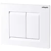Image de Wirquin 55720347 Plaque de déclenchement WC Essential Blanche en ABS, double chasse en occasion ou reconditionné