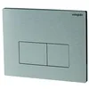 Image de Wirquin 55720351 Plaque de déclenchement WC Design grise en aluminium brossé, double chasse en occasion ou reconditionné