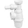 Image de Siphon d'évier 40 mm réglable lave-linge Blanc hauteur 166-211 mm