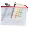 Image de Pochettes à zip A4 paysage - Sachet de 8 - Transparent