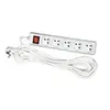 Image de Dio - Bloc multiprise avec interrupteur 5 prises 2P+T Cordon H05VV-F 3G1mm² - 1,5m