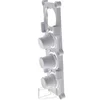 Image de , bouton lave-linge poussoir blanc (ensemble de 3 sur support) kuda