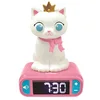 Image de Lexibook, Réveil Veilleuse Chat, Figurine Lumineuse, Choix de 6 alarmes, 6 Effets sonores, Écran rétro-éclairé, Horloge, Snooze, Blanc/Rose - RL800KT en occasion ou reconditionné