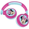 Image de Lexibook, Minnie, Casque Audio Enfant 2-en-1 Bluetooth et Filaire, Stéréo, sans Fil, Filaire, Son limité, Pliable, Ajustable, Rose/Bleu, HPBT010MN en occasion ou reconditionné