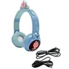 Image de Casque lumineux pliable Bluetooth et filaire La Reine des Neiges avec limitation du volume