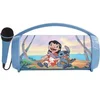 Image de Enceinte Bluetooth sans-fil lumineuse avec micro Lexibook Stitch Bleu TU BTP185DZ