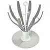Image de Egoutte-biberons pliable Flower Gris