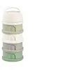 Image de Boîte doseuse de lait 4 compartiments empilables Vert sauge