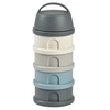 Image de Boîte doseuse avec 4 compartiments - Gris mineral et bleu