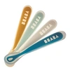 Image de Lot de 4 cuillères 1er repas Béaba en silicone Rainbow