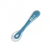 Image de Cuillère 2ème âge silicone Bleu