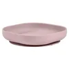 Image de BÉABA, Assiette Ventouse pour Enfant, 100% silicone, matière douce et très resistante, Adhère table/tablette chaise haute, Languette permettant de soulever l’assiette, Compatible micro-onde, Rose en occasion ou reconditionné
