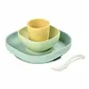 Image de Coffret vaisselle 4 pièces en silicone yellow -