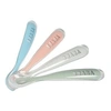 Image de Lot de 4 cuillères 1er âge silicone Eucalyptus/Bleu/Rose/Gris