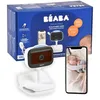 Image de BÉABA, Babyphone Écoute Bébé Vidéo Sans Fil avec Clip, Nomade, Vision Nocturne, Appli Mobile, Veilleuse Colorée, Talkie Walkie, Berceuses, Thermomètre Contrôle Humidité, Autonomie 6h, Zen Nomad Blanc en occasion ou reconditionné