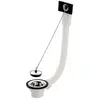 Image de Bonde évier en PVC avec grille inox + bouchon avec trop-plein
