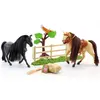 Image de Royal Breeds - Coffret Deux Chevaux Noir Et Beige