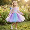 Image de Deguisement Robe Licorne Taille 5-7 Ans Pour Enfant