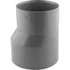 Image de Réduction excentrée PVC mâle/femelle 125/100mm à coller gris Fitt