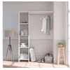 Image de Dressing modulable avec étagères blanc - DR117