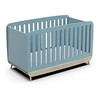 Image de Lit Bebe 70x140 Complet Avec Kit Evolutif Inclus Bleu Orage