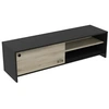 Image de DEMEYERE Meuble TV 1 porte coulissante -Decor chene kronberg - L 151,3 x P 42,3 x H 42,7 cm - TOMY
