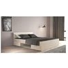 Image de Lit Double en bois "Michigan" - 160 x 200 cm - Marron
