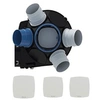 Image de Kit VMC simple flux autoréglable à détection d'humidité Agalina