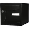 Image de Boîte aux lettres normalisée 1 porte extérieur acier noir mat