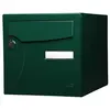 Image de Boîte aux lettres normalisée 2 portes extérieur acier vert brillant