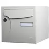 Image de Boîte aux lettres normalisée 2 portes extérieur acier ivoire brillant