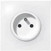 Image de Prise de courant murale 2P+T Neptune 091356 16A 250V Blanc thermoplastique protection enfant