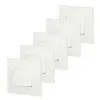 Image de Lot de 5 interrupteurs va-et-vient Neptune, blanc,