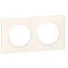 Image de Plaque carrée DOOXIE finition blanc 2 postes - - 600802
