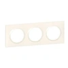 Image de Plaque carrée DOOXIE finition blanc 3 postes - - 600803