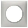 Image de Plaque carrée monobloc Dooxie - 1 poste- Effet aluminium