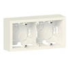 Image de - Cadre saillie 2 postes - Dooxie - blanc