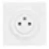 Image de - Lot de 6 prises 2P+T 16A - Dooxie - blanc