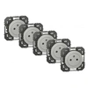 Image de Lot de 5 prises avec terre Dooxie,, aluminium