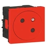 Image de Prise de courant surface 2P+T MOSAIC 2 modules rouge - - 077118L