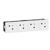 Image de Quadruple prise 2P+T Mosaic Link surface - 45° - Blanc