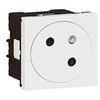 Image de Prise 2P+T Mosaic Link surface - 45° - Blanc
