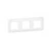 Image de Plaque de finition Blanc MOSAIC 3x2 modules horizontale - - 078806L