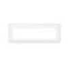 Image de Plaque de finition MOSAIC blanc pour 8 modules - - 078818L