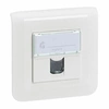 Image de - Prise RJ45 CAT 6 à vis complet - Mosaic - blanc