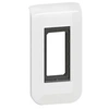 Image de - Plaque de finition + support pour 1 module - Mosaic - blanc
