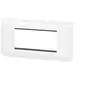 Image de Plaque de finition + support 4 modules Mosaic - blanc -