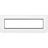 Image de Plaque de finition + support 8 modules Mosaic - blanc -