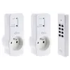 Image de - Lot de 2 prises 10A 2P+T télécommandées