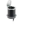 Image de - Bloc prise encastrable + clapet + port USB Inox